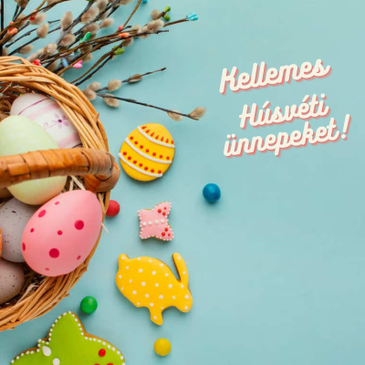 Húsvéti kézműves kosár szalvéta