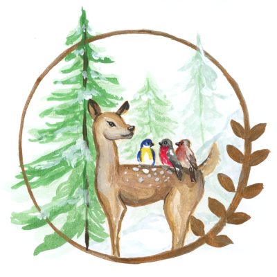 Szarvas madárkákkal